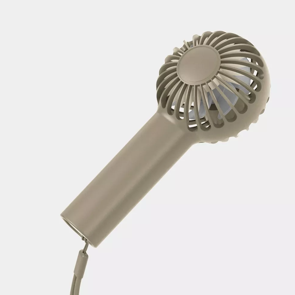 Compact Handheld Cooling Fan, Usb-C Rechargeable Portable Air Cooler With Anti-Lost Wrist Strap And Variable Wind Settin